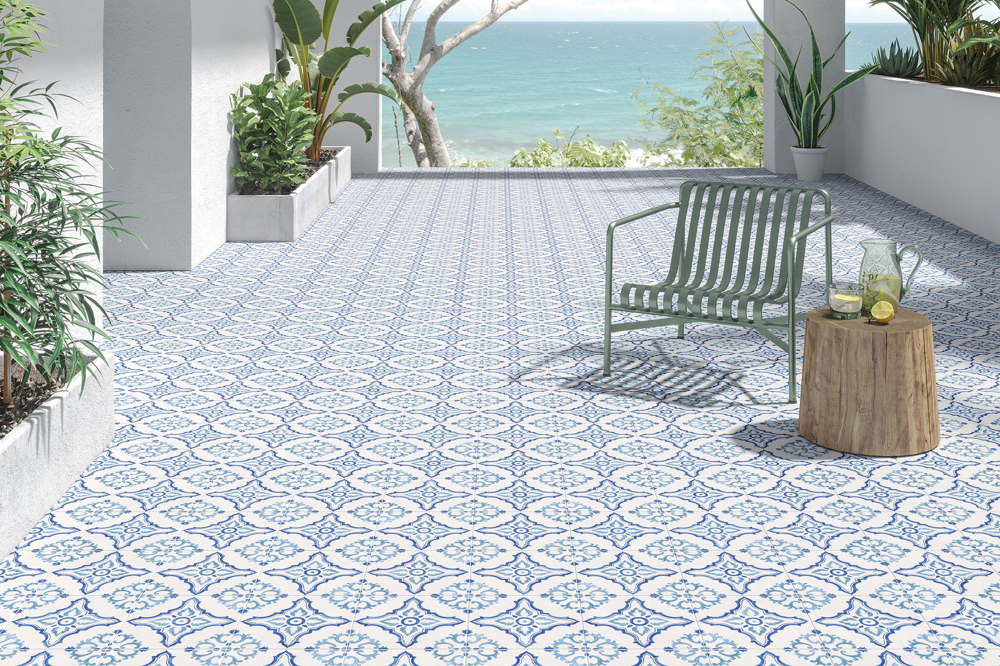 Consigue el estilo mediterráneo con azulejos