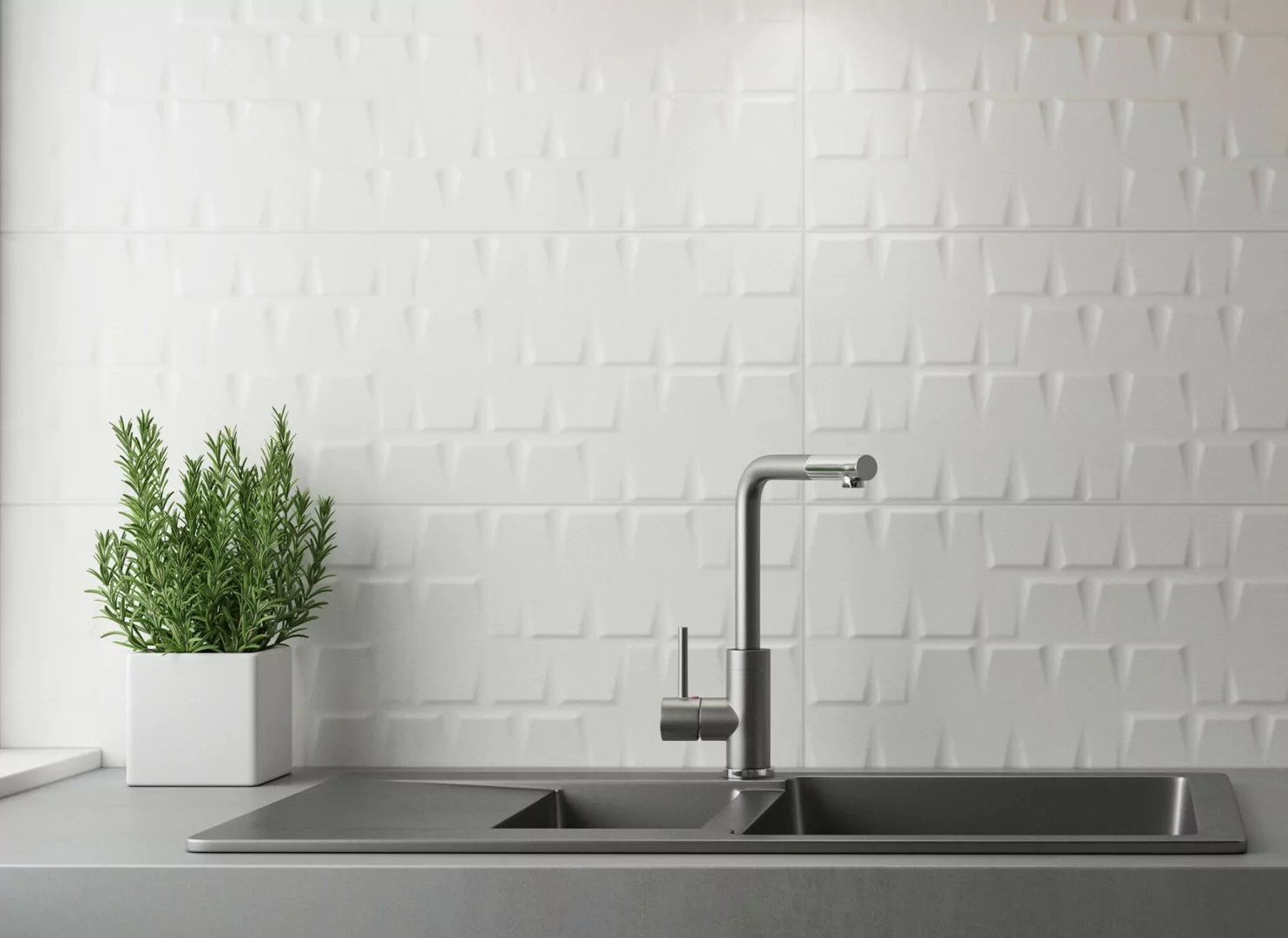 Colección NAUPLÉ de Tiles in Mind en una cocina